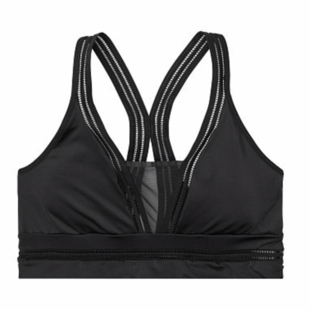 VS Sports Bra Plunge Long Line Sz M